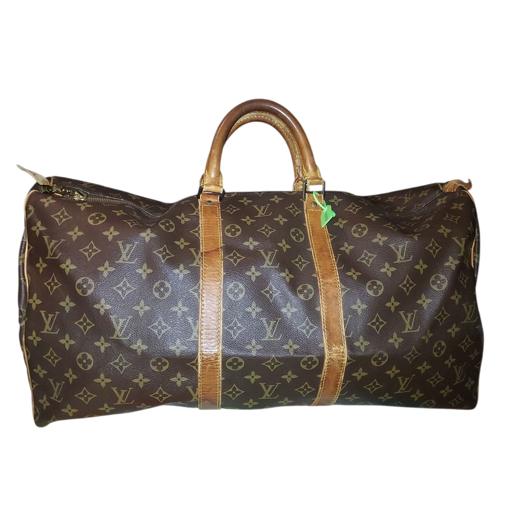 Louis Vuitton Monogram Keepall 55 Duffel Travel Bag